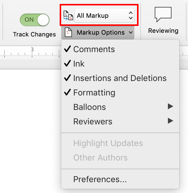 change reviewer name in word for mac